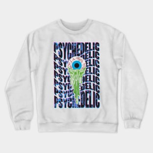 Psychedelic Typo Crewneck Sweatshirt